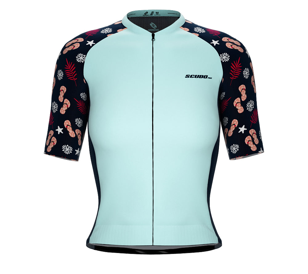 Scudopro Pro-Elite Short Sleeve Cycling Pro Fit Jersey Paradise for Women