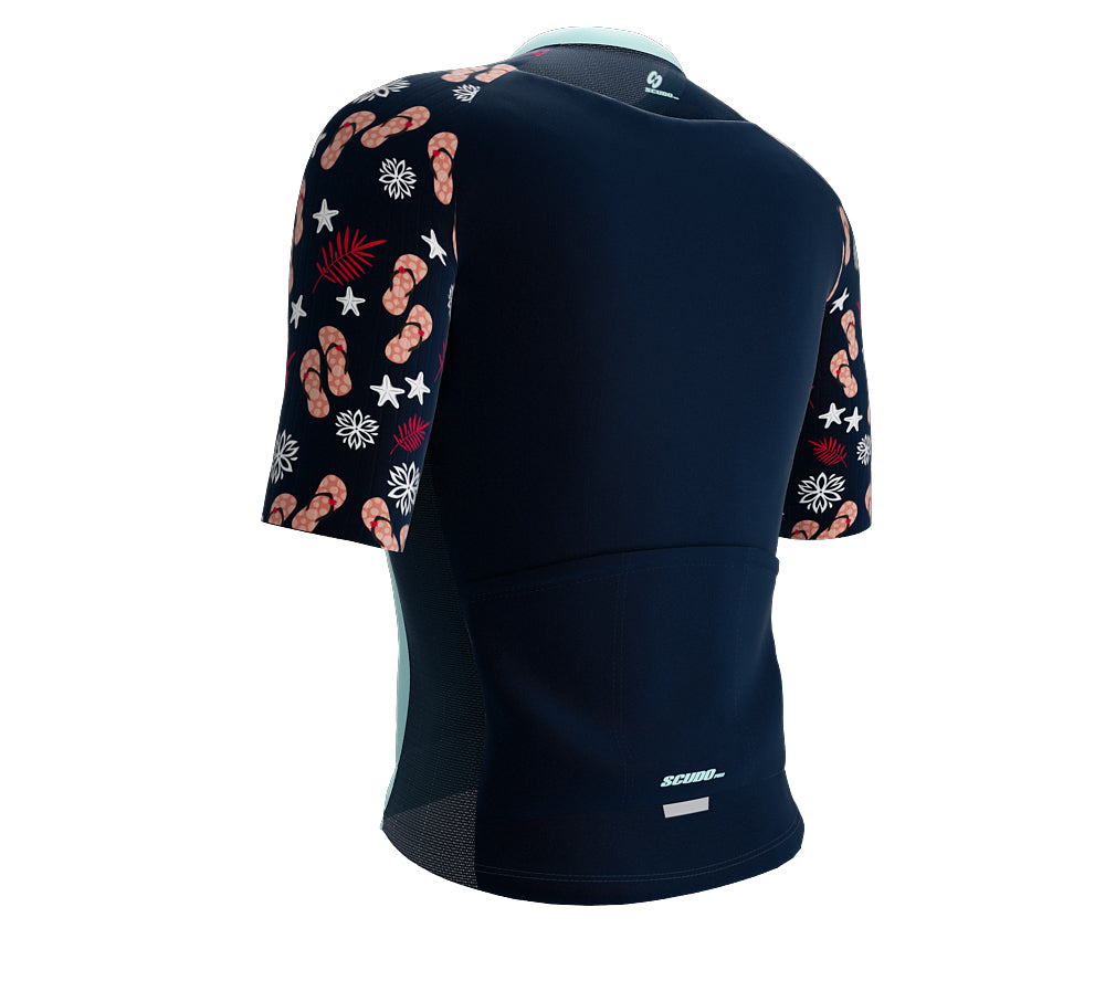 Scudopro Pro-Elite Short Sleeve Cycling Pro Fit Jersey Paradise for Women