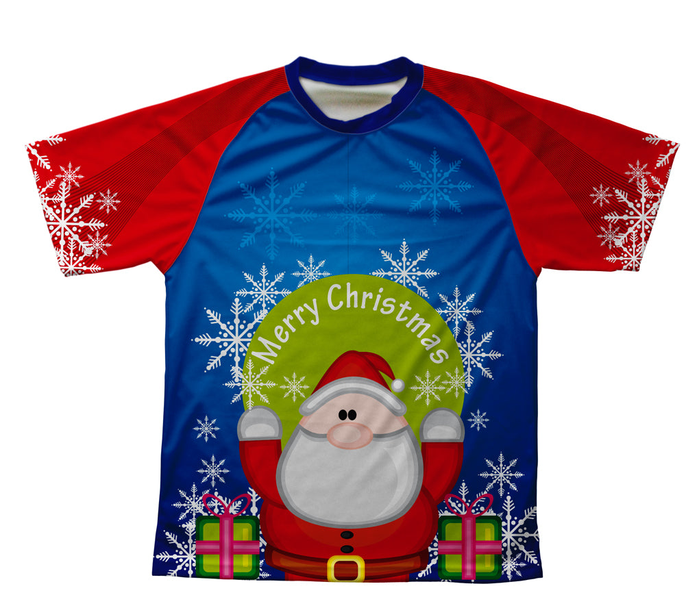 Peekaboo Santa Technical T-Shirt for Men and Women