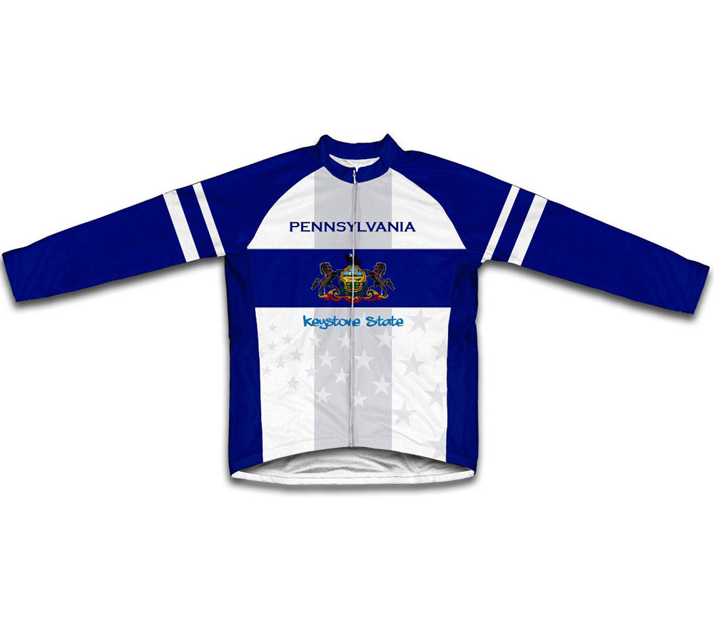 Pennsylvania Flag Winter Thermal Cycling Jersey