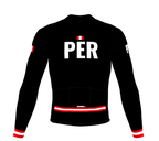 ScudoPro Pro Thermal Long Sleeve Cycling Jersey Country CODE Peru Black | Men and Women