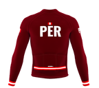 ScudoPro Pro Thermal Long Sleeve Cycling Jersey Country CODE Peru Vine | Men and Women