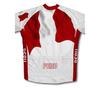 Peru Flag Winter Thermal Cycling Jersey