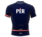 Peru Blue CODE Short Sleeve Cycling PRO Jersey for Men and Women