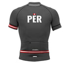 Peru Gray CODE Short Sleeve Cycling PRO Jersey for Men and Women