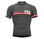 Peru Gray CODE Short Sleeve Cycling PRO Jersey for Men and WomenPeru Gray CODE Short Sleeve Cycling PRO Jersey for Men and Women