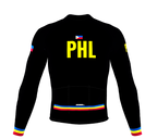 ScudoPro Pro Thermal Long Sleeve Cycling Jersey Country CODE Philippines Black | Men and Women