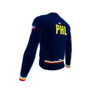 ScudoPro Pro Thermal Long Sleeve Cycling Jersey Country CODE Philippines Blue | Men and Women