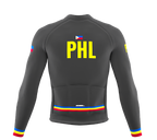 ScudoPro Pro Thermal Long Sleeve Cycling Jersey Country CODE Philippines Gray | Men and Women