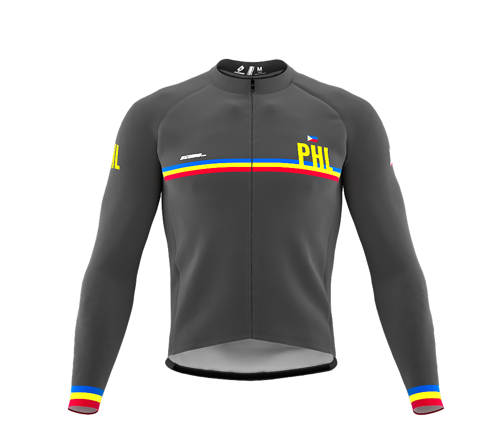 ScudoPro Pro Thermal Long Sleeve Cycling Jersey Country CODE Philippin  ScudoPro