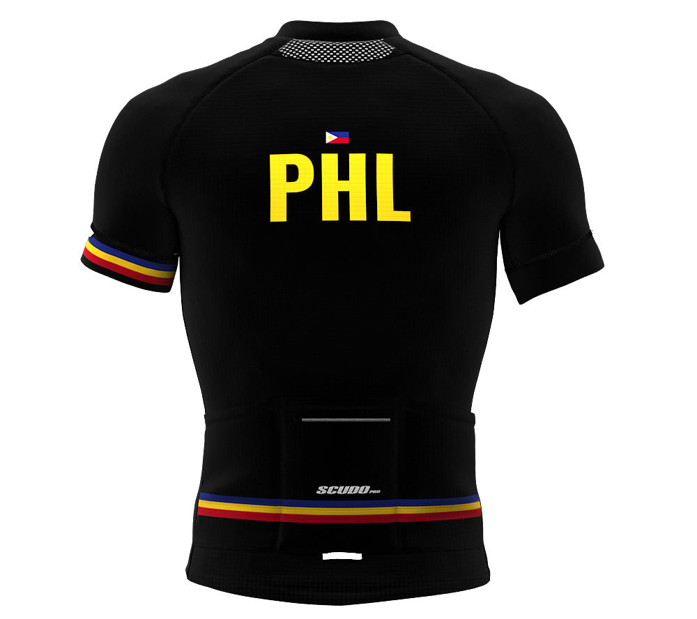 Philippines Black CODE Short Sleeve Cycling PRO Jersey for Men and Women
