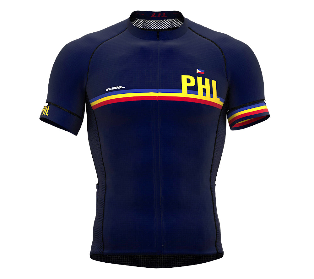 Philippines Blue CODE Short Sleeve Cycling PRO Jersey for Men and WomenPhilippines Blue CODE Short Sleeve Cycling PRO Jersey for Men and Women