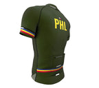 Philippines Green CODE Short Sleeve Cycling PRO Jersey for Men and Women
