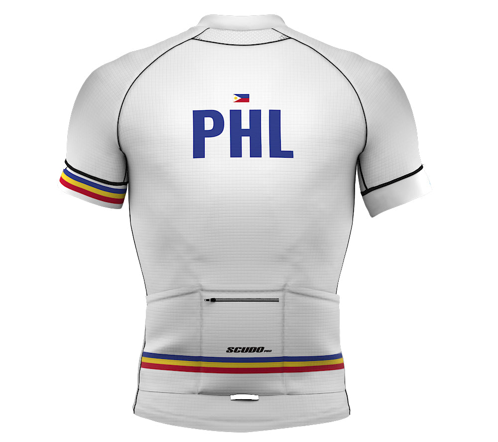 Philippines White CODE Short Sleeve Cycling PRO Jersey for Men and Women