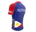 Philippines  Full Zipper Bike Short Sleeve Cycling Jersey