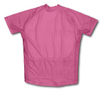 Pink Short Sleeve Cycling Jersey for Men and Women