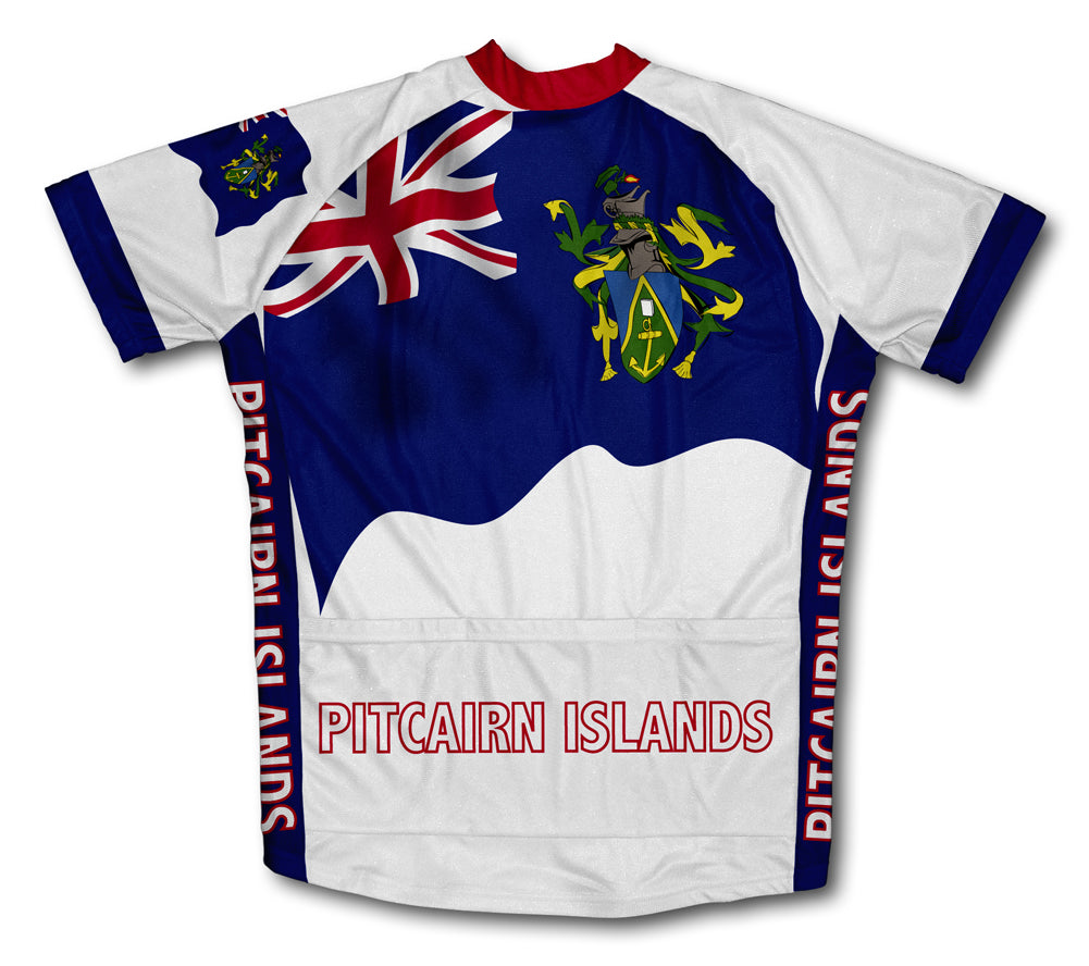 Pitcairn Islands Flag Cycling Jersey for Men and Women