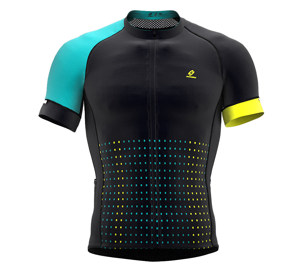 Pixel Green Short Sleeve Cycling PRO Jersey