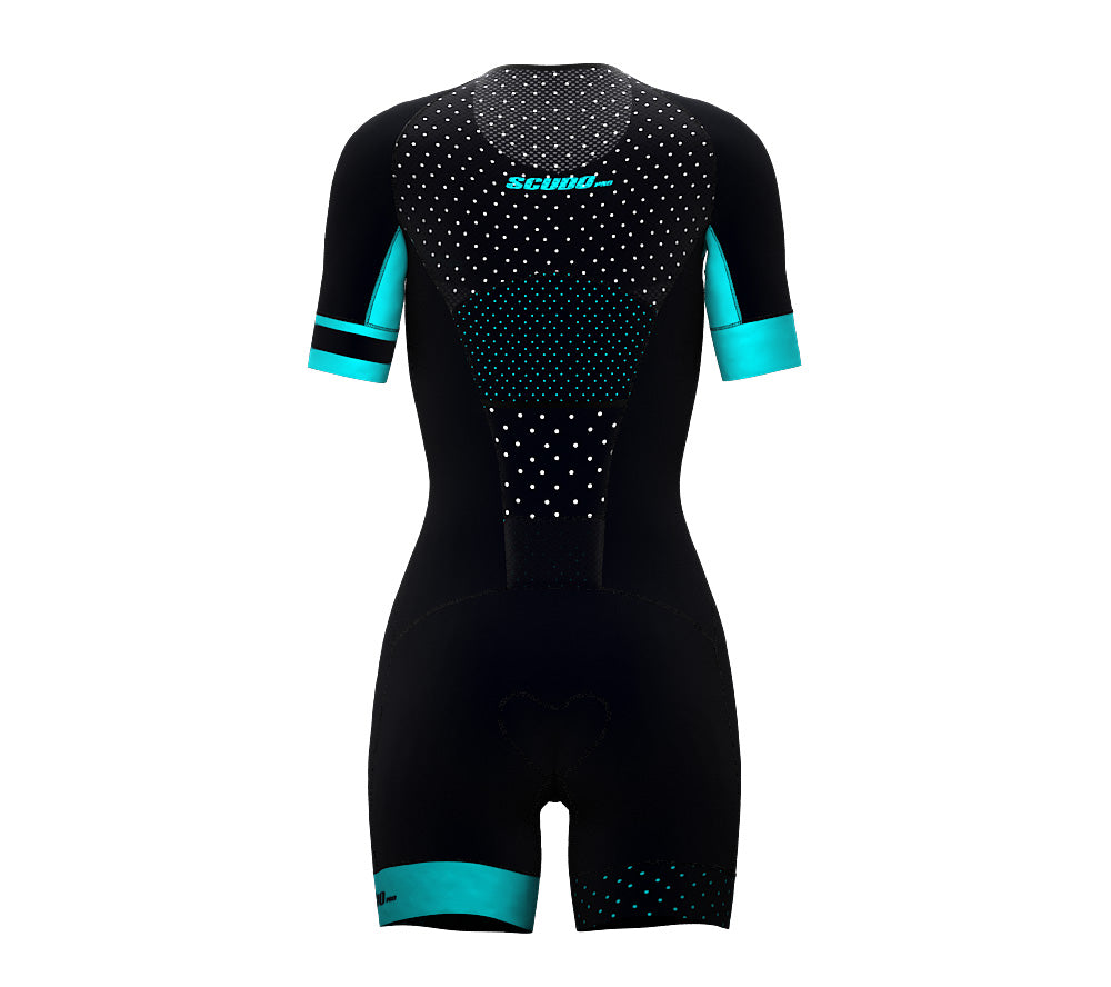 Points Scudopro Cycling Skin Suit Short Sleeve for Woman