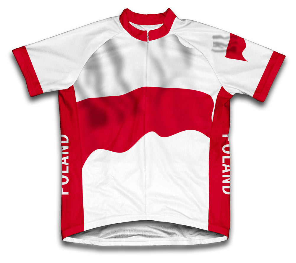 Poland Flag Cycling Jersey for Men and Women