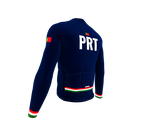 ScudoPro Pro Thermal Long Sleeve Cycling Jersey Country CODE Portugal Blue | Men and Women
