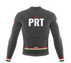 ScudoPro Pro Thermal Long Sleeve Cycling Jersey Country CODE Portugal Gray | Men and Women
