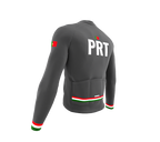 ScudoPro Pro Thermal Long Sleeve Cycling Jersey Country CODE Portugal Gray | Men and Women
