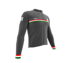 ScudoPro Pro Thermal Long Sleeve Cycling Jersey Country CODE Portugal Gray | Men and Women