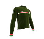 ScudoPro Pro Thermal Long Sleeve Cycling Jersey Country CODE Portugal Green | Men and Women