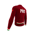 ScudoPro Pro Thermal Long Sleeve Cycling Jersey Country CODE Portugal Vine | Men and Women