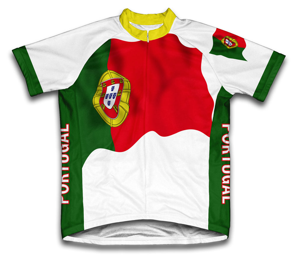 Portugal Flag Cycling Jersey for Men and Women