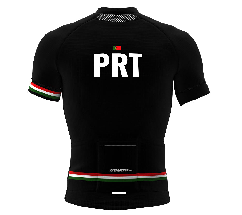 Portugal Black CODE Short Sleeve Cycling PRO Jersey for Men and Women