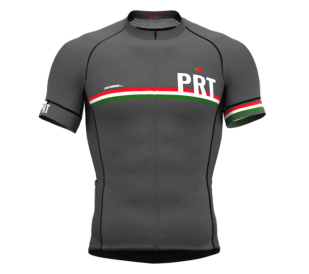 Portugal Gray CODE Short Sleeve Cycling PRO Jersey for Men and WomenPortugal Gray CODE Short Sleeve Cycling PRO Jersey for Men and Women