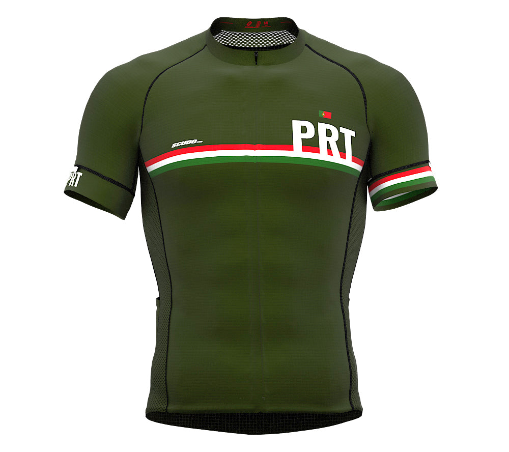 Portugal Green CODE Short Sleeve Cycling PRO Jersey for Men and WomenPortugal Green CODE Short Sleeve Cycling PRO Jersey for Men and Women