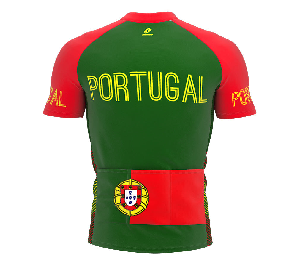 Portugal  Full Zipper Bike Short Sleeve Cycling Jersey