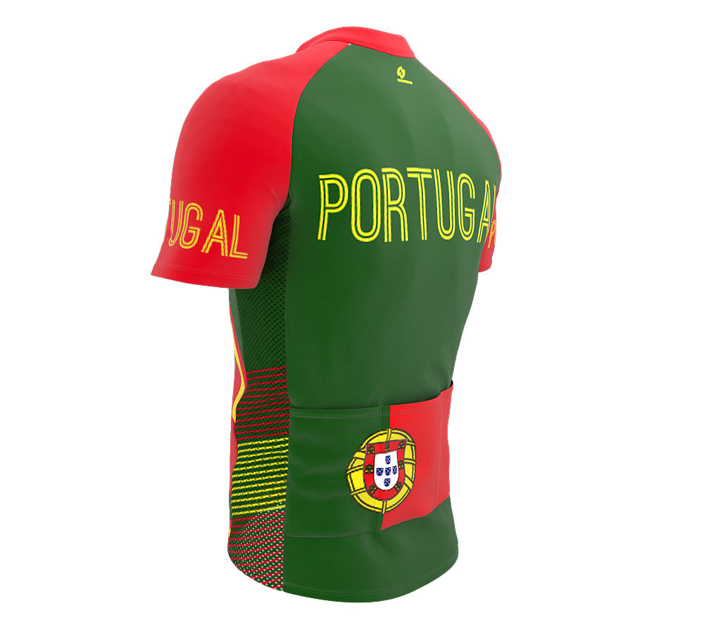 Portugal  Full Zipper Bike Short Sleeve Cycling Jersey