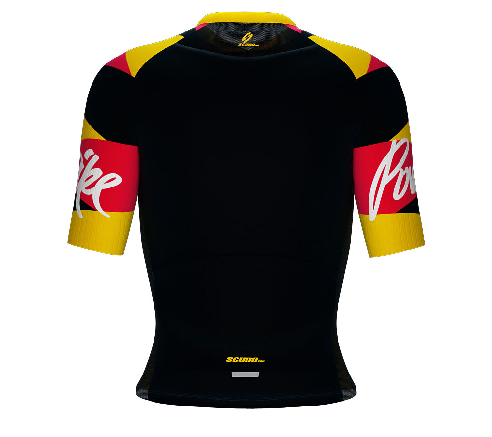 Scudopro Pro-Elite Short Sleeve Cycling Pro Fit Jersey Power Bike Festival for Women