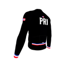ScudoPro Pro Thermal Long Sleeve Cycling Jersey Country CODE Puerto Rico Black | Men and Women