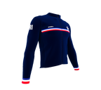 ScudoPro Pro Thermal Long Sleeve Cycling Jersey Country CODE Puerto Rico Blue | Men and Women