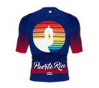 ScudoPro Pro-Elite Short Sleeve Cycling Jersey Puerto Rico USA State Icon landmark symbol identity  | Men and Women