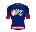 ScudoPro Pro-Elite Short Sleeve Cycling Jersey Puerto Rico USA State Icon landmark symbol identity  | Men and Women