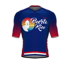 ScudoPro Pro-Elite Short Sleeve Cycling Jersey Puerto Rico USA State Icon landmark symbol identity  | Men and Women