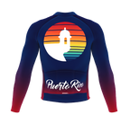 ScudoPro Pro Thermal Long Sleeve Cycling Jersey Puerto Rico USA state Icon landmark identity  | Men and Women