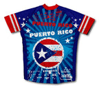 Puerto Rico Short Sleeve Cycling Jersey for Men and Women