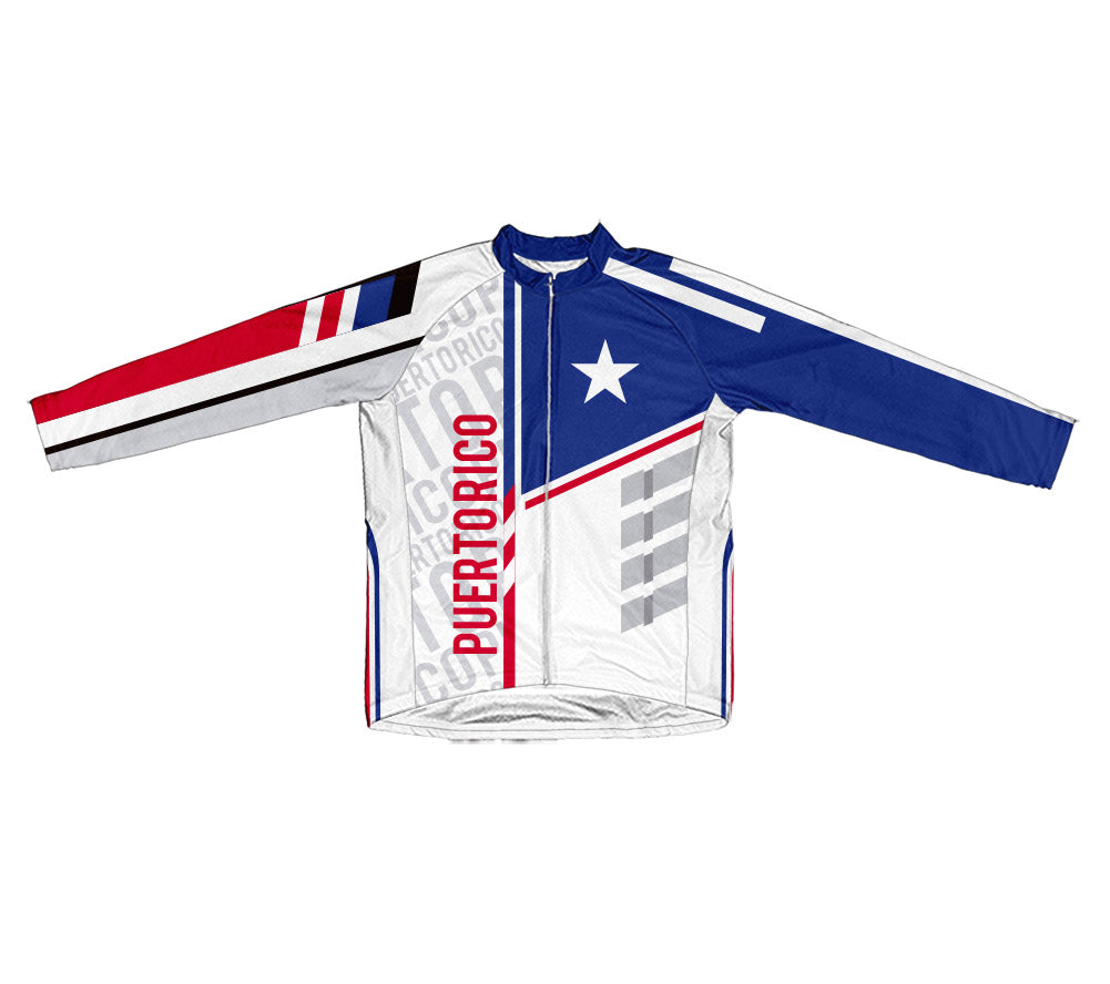Puerto Rico ScudoPro Cycling Jersey Long Sleeve