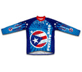 Puerto Rico Flag Winter Thermal Cycling Jersey