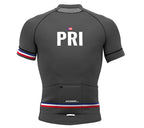 Puerto Rico Gray CODE Short Sleeve Cycling PRO Jersey for Men and Women