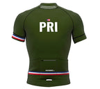 Puerto Rico Green CODE Short Sleeve Cycling PRO Jersey for Men and Women