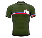 Puerto Rico Green CODE Short Sleeve Cycling PRO Jersey for Men and WomenPuerto Rico Green CODE Short Sleeve Cycling PRO Jersey for Men and Women
