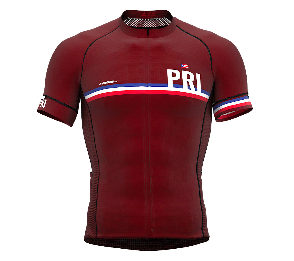 Puerto Rico Vine CODE Short Sleeve Cycling PRO Jersey for Men and WomenPuerto Rico Vine CODE Short Sleeve Cycling PRO Jersey for Men and Women